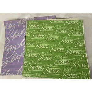 Vintage 20X30 Celebratory Wrapping Paper Gift Giving Presents Birthday Party